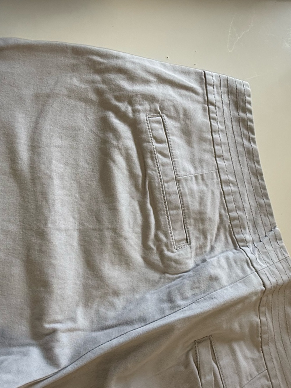 Jacob Light Grey Capri Chino Pants | Quiet Luxury Minimal - Picture 8 of 8